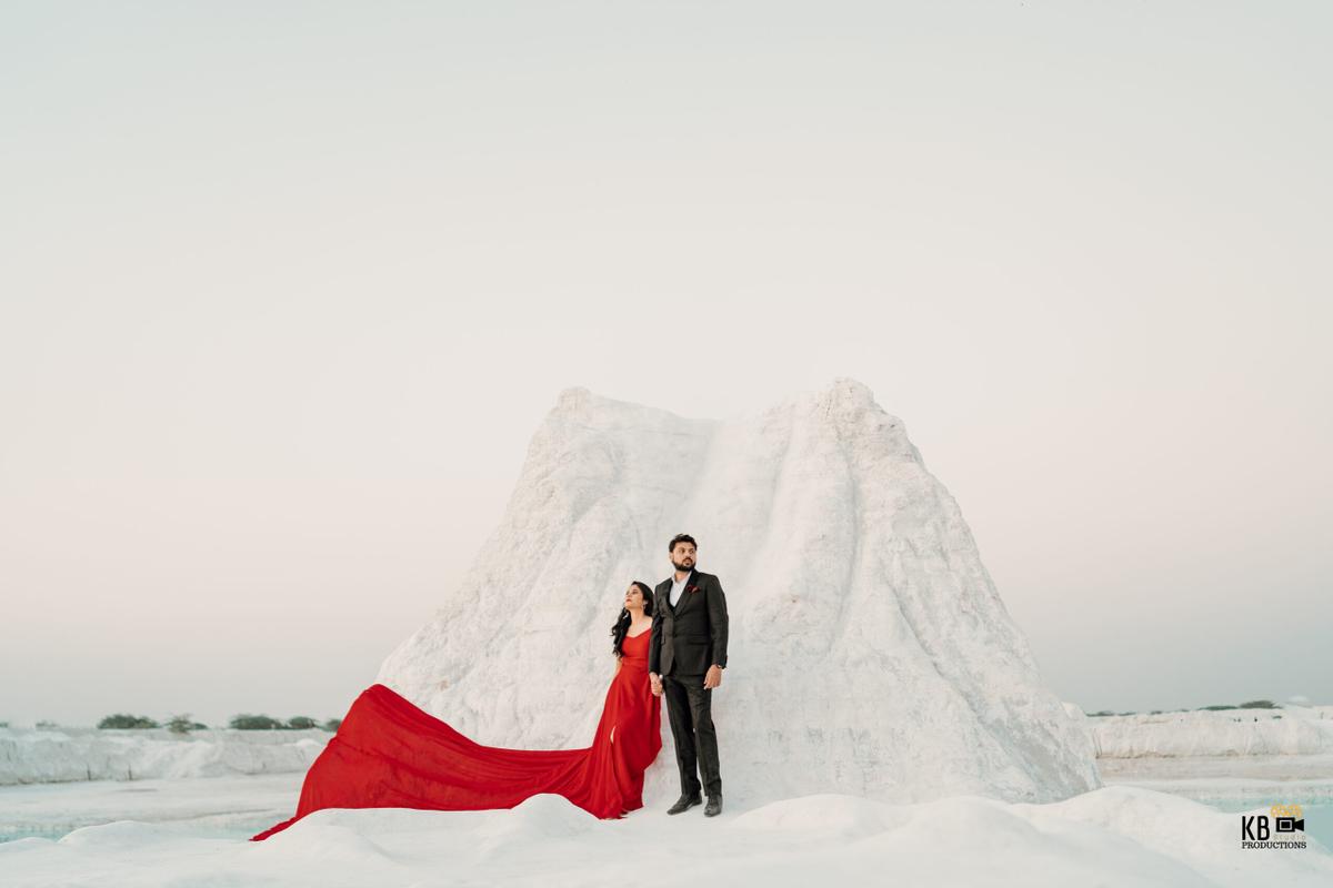Romantic pre-wedding photography shoot in Shimla by KB Studio Productions