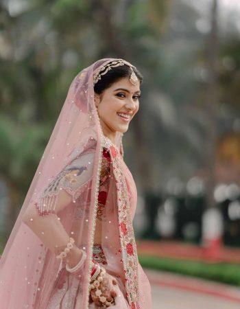 Bride wedding portrait shoot at Cybercity, Gurgaon