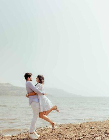 Couple captured by the best wedding photographer in Bali during a cinematic pre wedding photoshoot Bali session, showcasing luxury Bali wedding photoshoot package and Bali prewedding photography style.